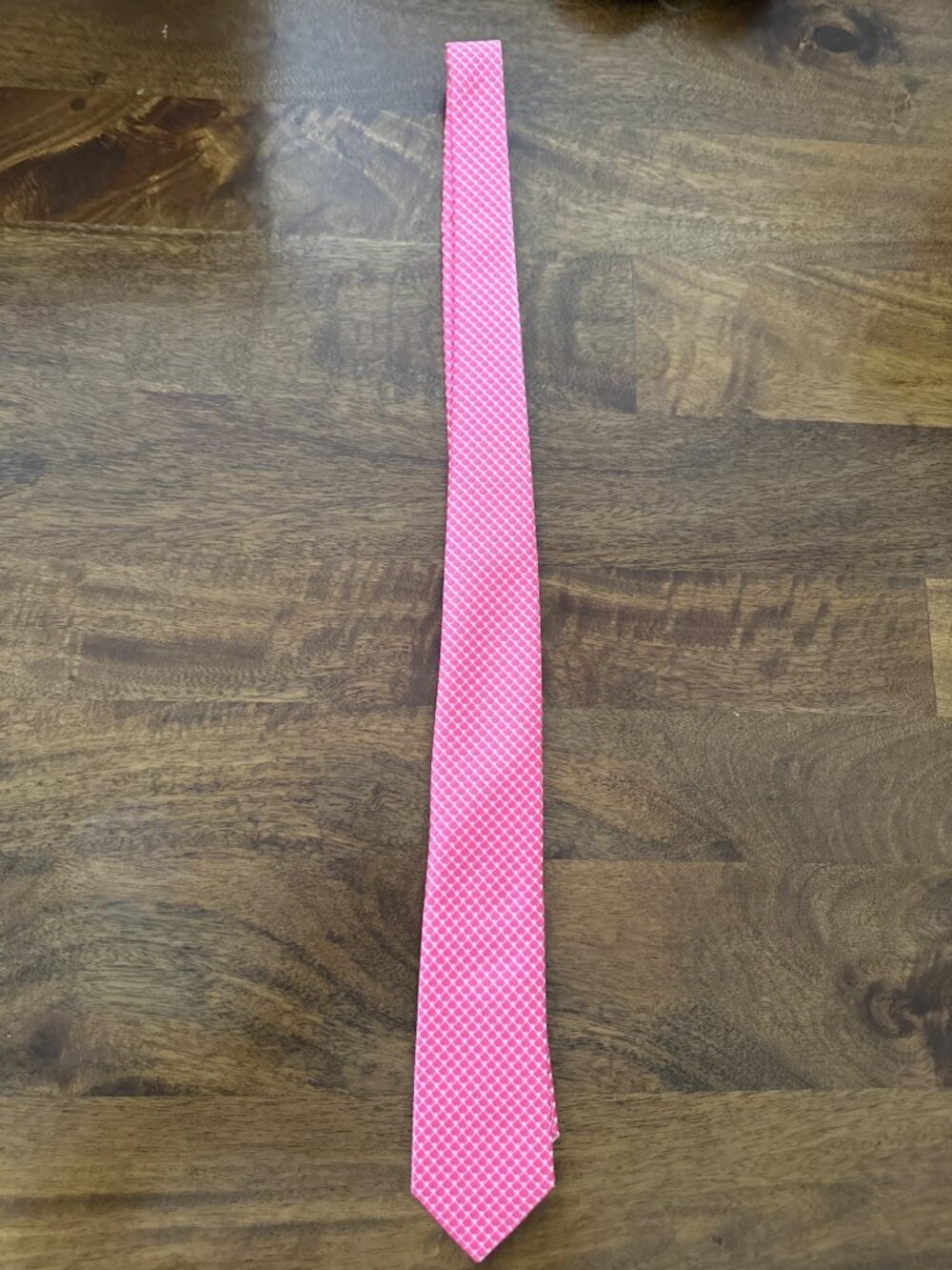 Perry Ellis Portfolio mens pink tie party business diamond office